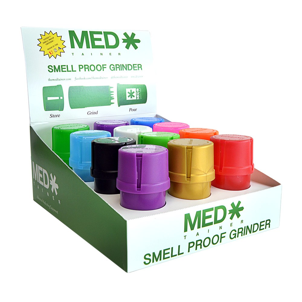 The MedTainer smell proof grinder